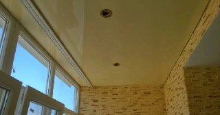 Натяжной потолок на балкон Урюпинск, цена 6289 руб.